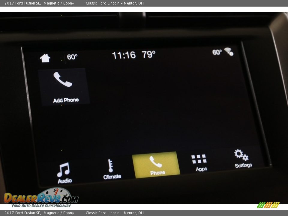 2017 Ford Fusion SE Magnetic / Ebony Photo #13