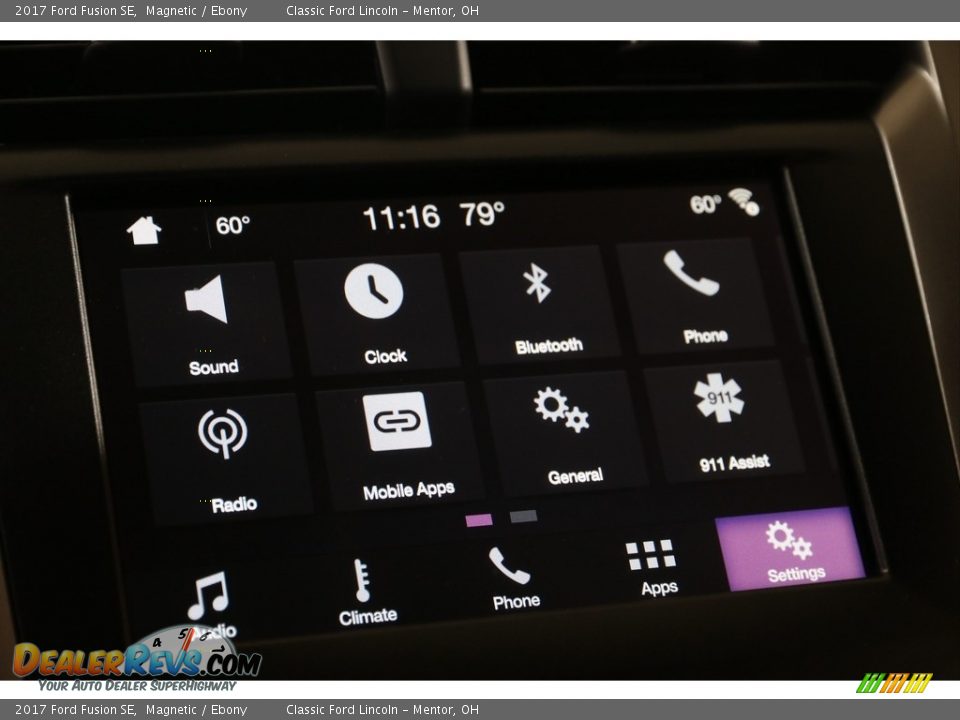 2017 Ford Fusion SE Magnetic / Ebony Photo #15