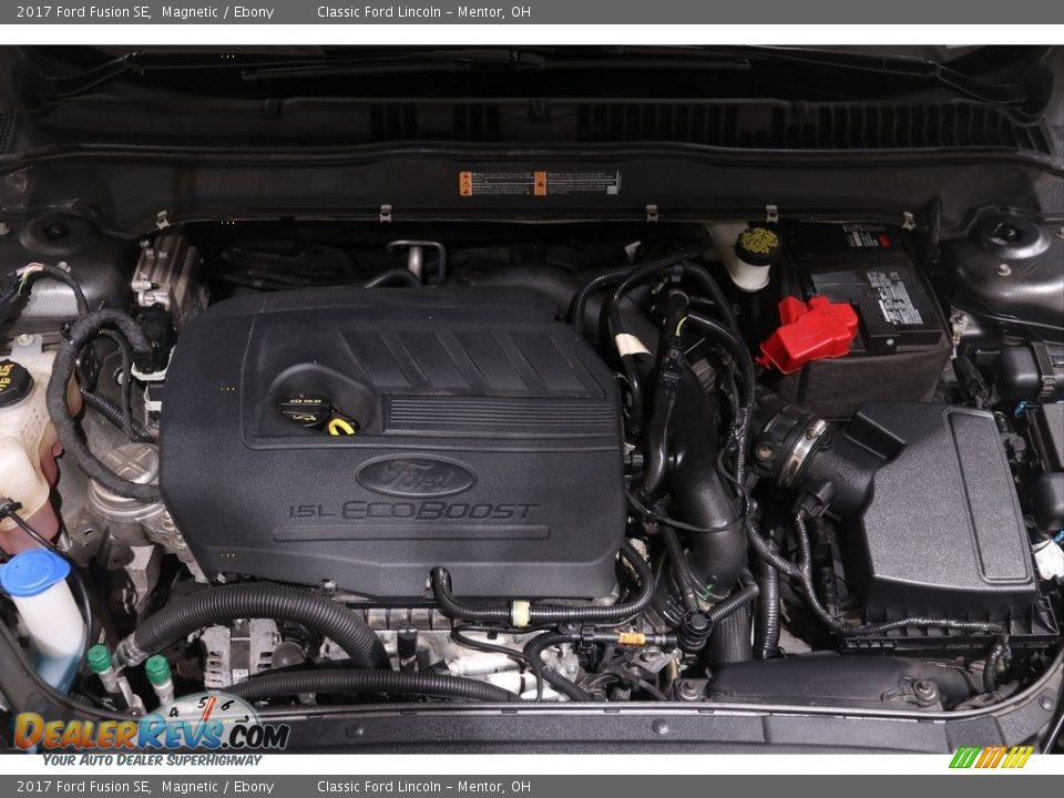 2017 Ford Fusion SE Magnetic / Ebony Photo #23