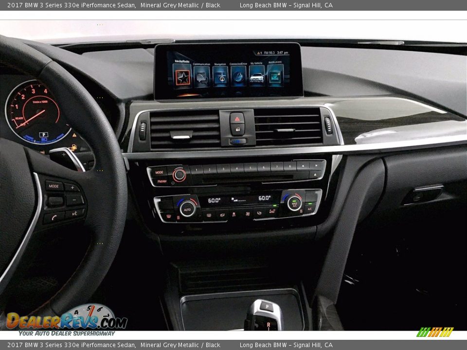 2017 BMW 3 Series 330e iPerfomance Sedan Mineral Grey Metallic / Black Photo #5