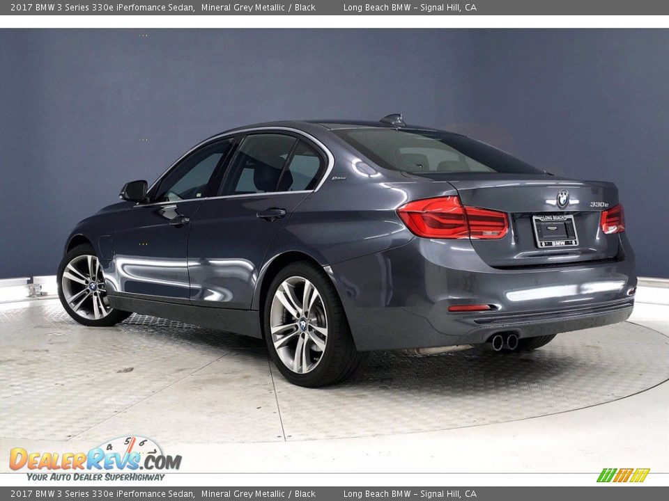 2017 BMW 3 Series 330e iPerfomance Sedan Mineral Grey Metallic / Black Photo #10
