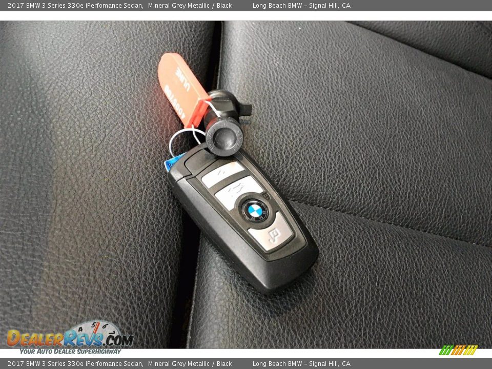 2017 BMW 3 Series 330e iPerfomance Sedan Mineral Grey Metallic / Black Photo #11