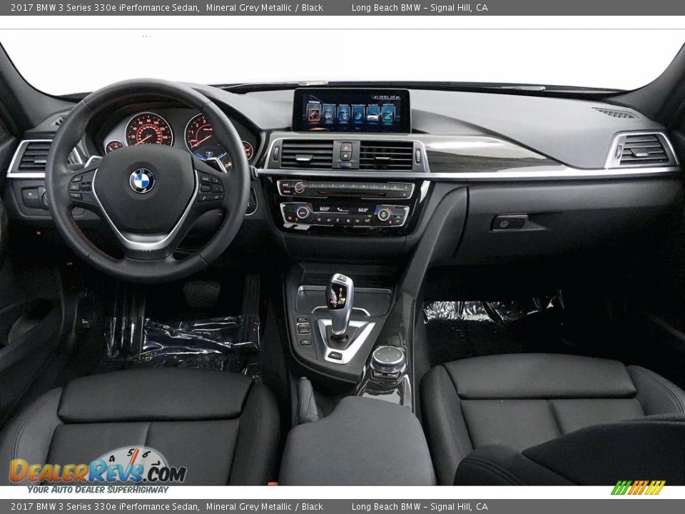 2017 BMW 3 Series 330e iPerfomance Sedan Mineral Grey Metallic / Black Photo #15