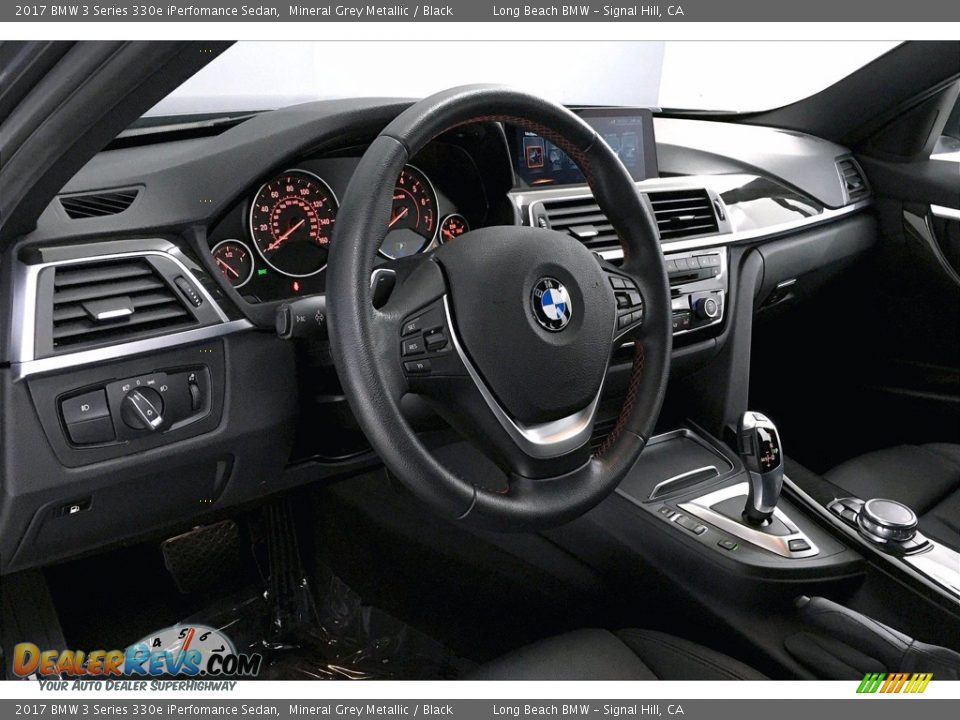 2017 BMW 3 Series 330e iPerfomance Sedan Mineral Grey Metallic / Black Photo #21
