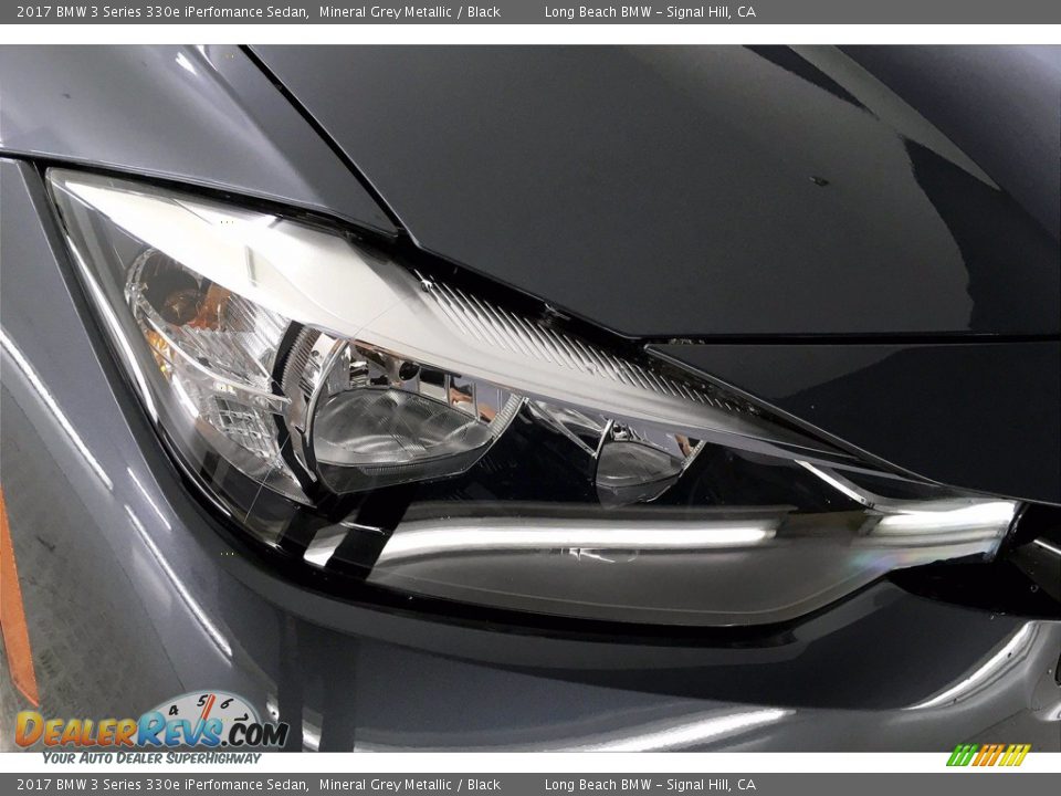 2017 BMW 3 Series 330e iPerfomance Sedan Mineral Grey Metallic / Black Photo #26