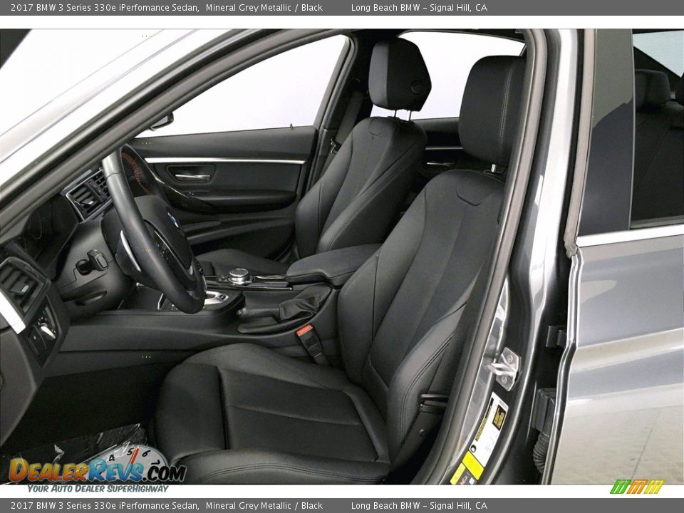 2017 BMW 3 Series 330e iPerfomance Sedan Mineral Grey Metallic / Black Photo #28