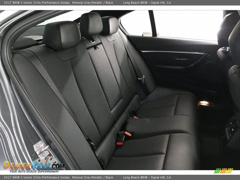 2017 BMW 3 Series 330e iPerfomance Sedan Mineral Grey Metallic / Black Photo #29