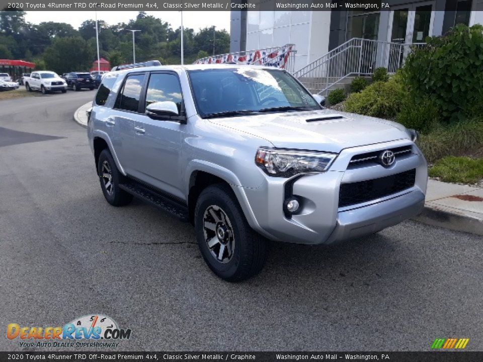 2020 Toyota 4Runner TRD Off-Road Premium 4x4 Classic Silver Metallic / Graphite Photo #24