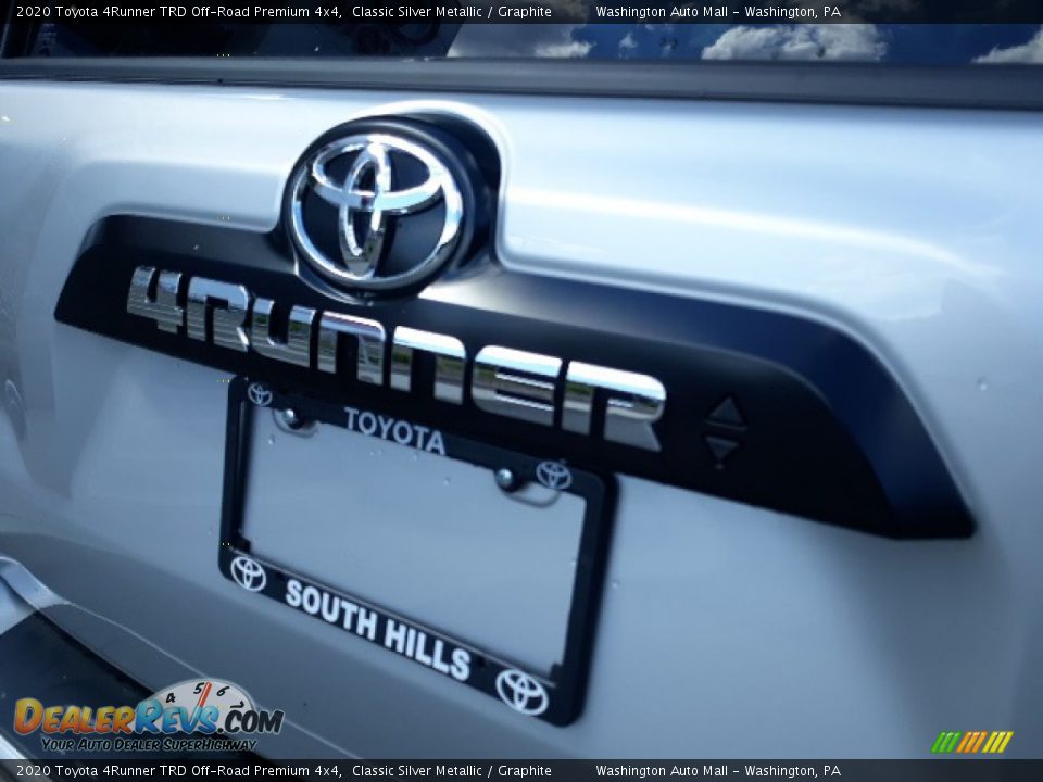 2020 Toyota 4Runner TRD Off-Road Premium 4x4 Classic Silver Metallic / Graphite Photo #27