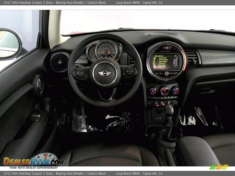2017 Mini Hardtop Cooper 2 Door Blazing Red Metallic / Carbon Black Photo #4
