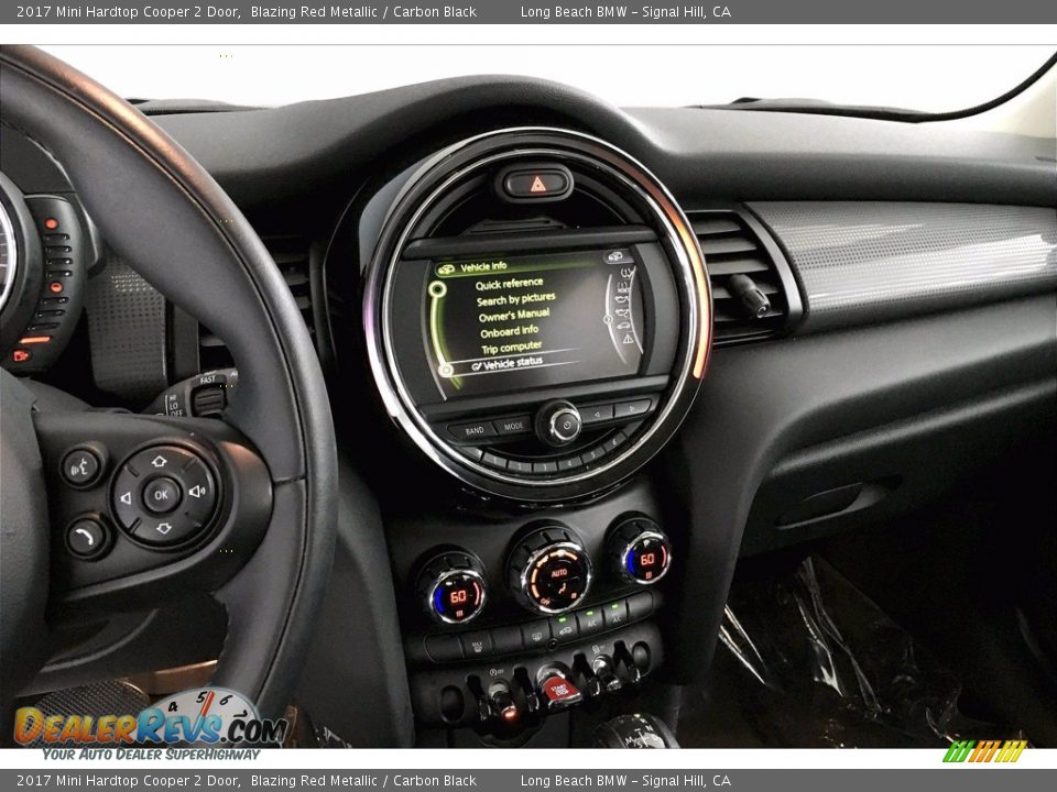 2017 Mini Hardtop Cooper 2 Door Blazing Red Metallic / Carbon Black Photo #5