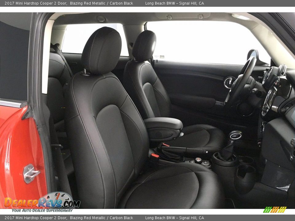 2017 Mini Hardtop Cooper 2 Door Blazing Red Metallic / Carbon Black Photo #6