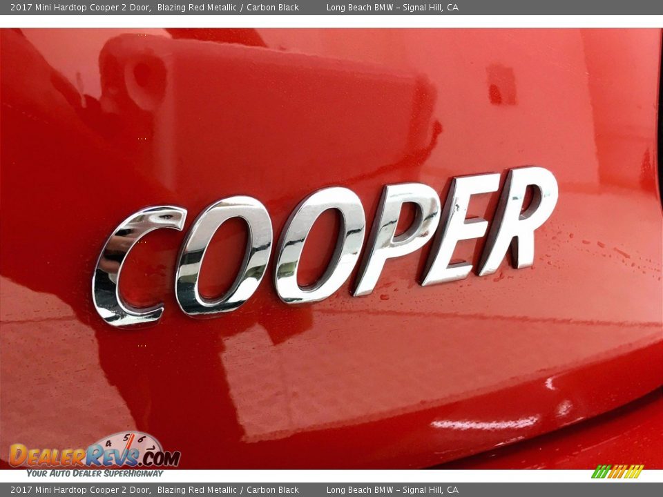 2017 Mini Hardtop Cooper 2 Door Blazing Red Metallic / Carbon Black Photo #7