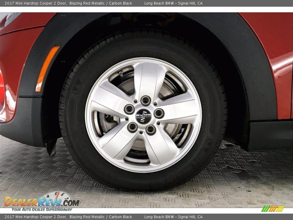 2017 Mini Hardtop Cooper 2 Door Blazing Red Metallic / Carbon Black Photo #8