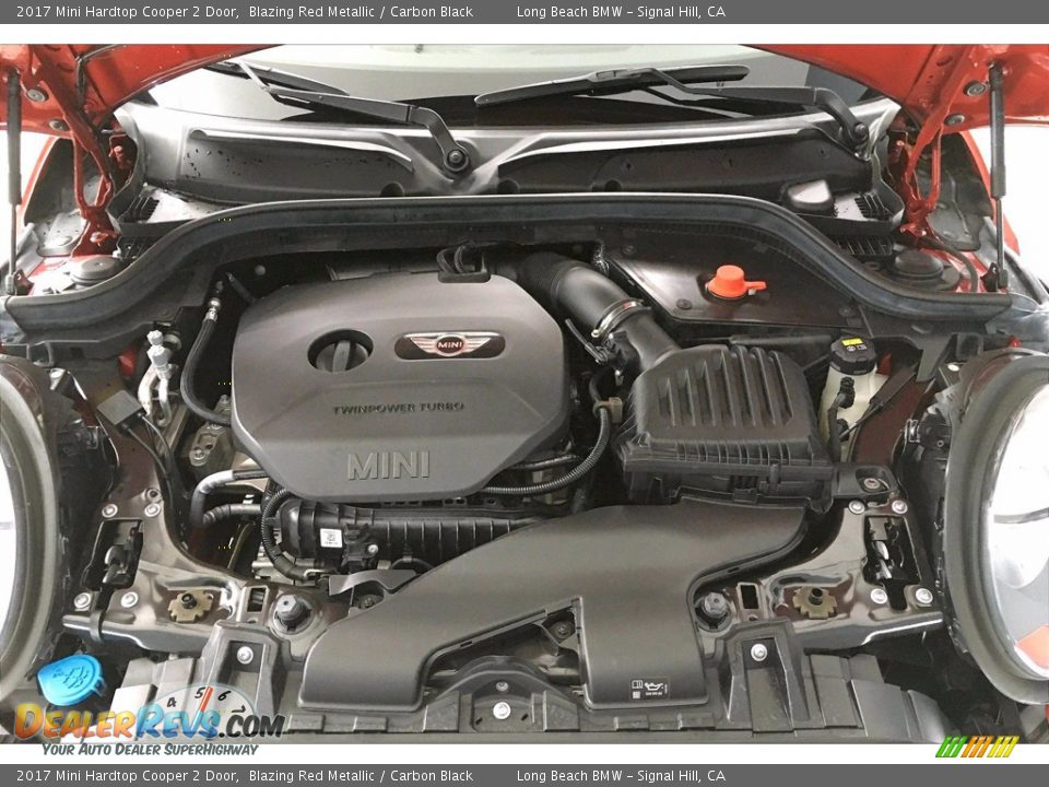 2017 Mini Hardtop Cooper 2 Door Blazing Red Metallic / Carbon Black Photo #9