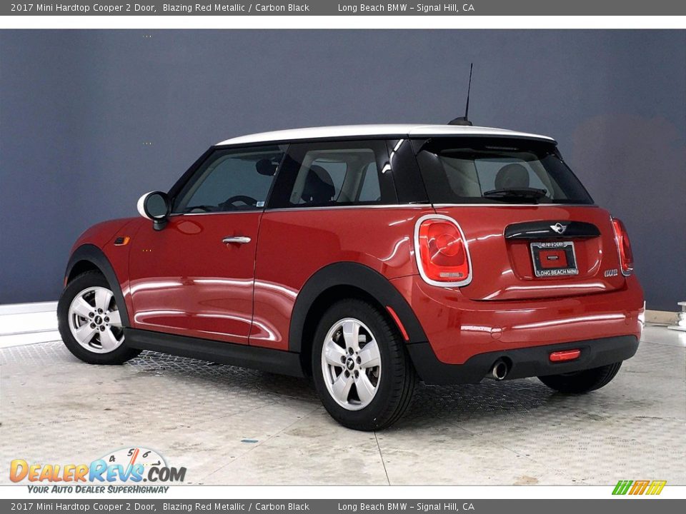 2017 Mini Hardtop Cooper 2 Door Blazing Red Metallic / Carbon Black Photo #10