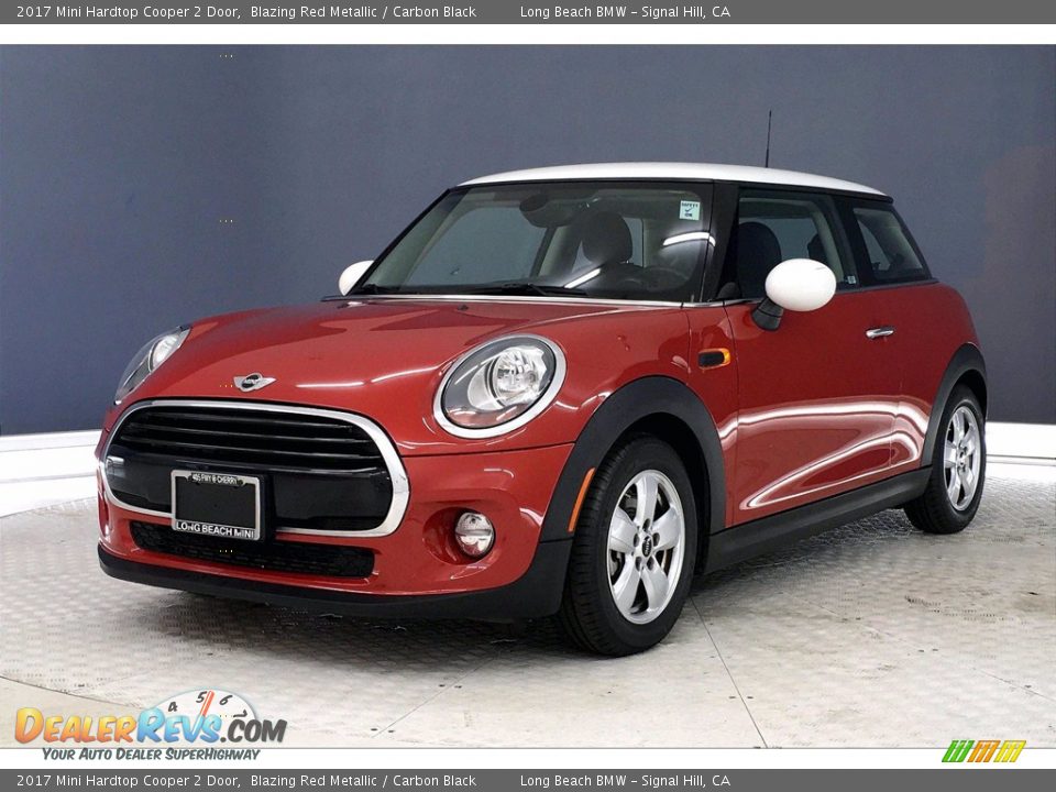 2017 Mini Hardtop Cooper 2 Door Blazing Red Metallic / Carbon Black Photo #12