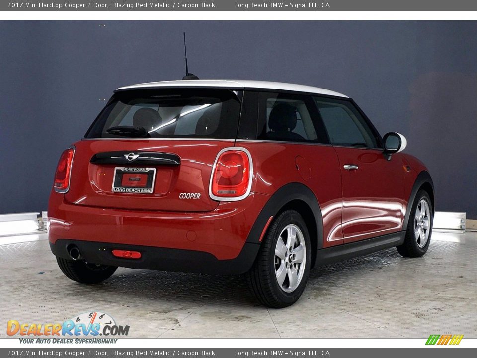 2017 Mini Hardtop Cooper 2 Door Blazing Red Metallic / Carbon Black Photo #13