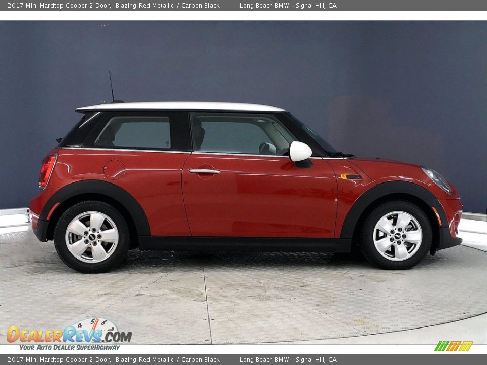 2017 Mini Hardtop Cooper 2 Door Blazing Red Metallic / Carbon Black Photo #14
