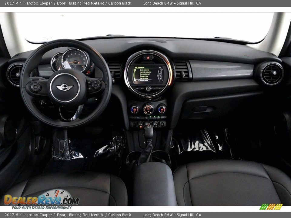 2017 Mini Hardtop Cooper 2 Door Blazing Red Metallic / Carbon Black Photo #15
