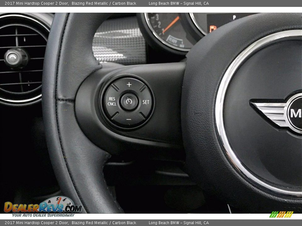 2017 Mini Hardtop Cooper 2 Door Blazing Red Metallic / Carbon Black Photo #18