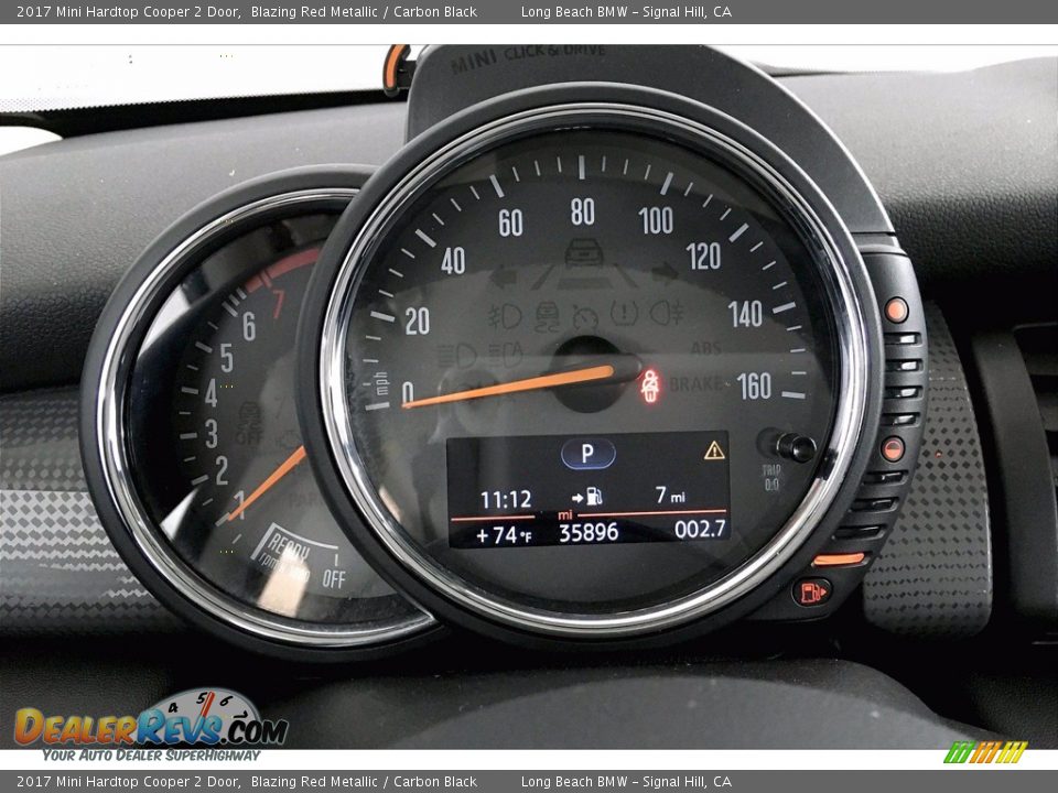 2017 Mini Hardtop Cooper 2 Door Blazing Red Metallic / Carbon Black Photo #20