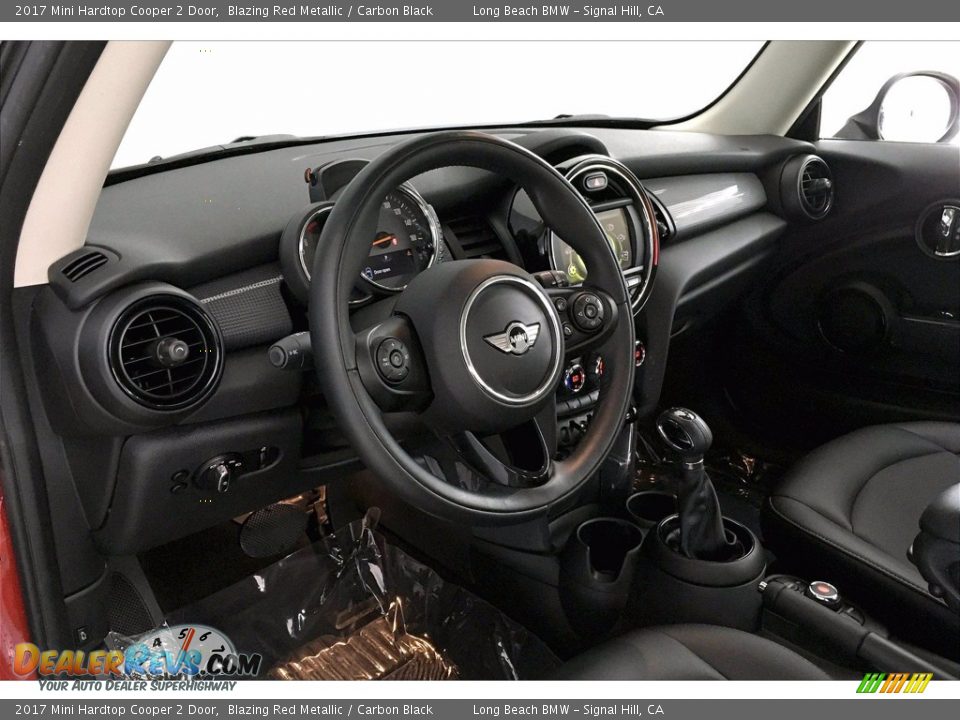 2017 Mini Hardtop Cooper 2 Door Blazing Red Metallic / Carbon Black Photo #21