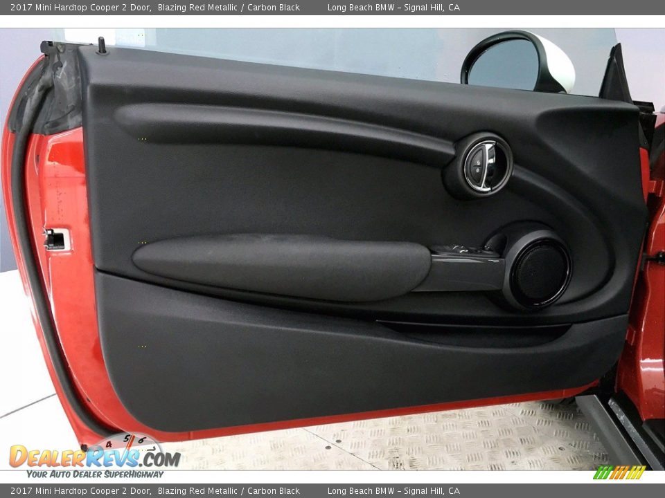 2017 Mini Hardtop Cooper 2 Door Blazing Red Metallic / Carbon Black Photo #23