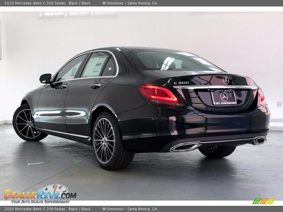 2020 Mercedes-Benz C 300 Sedan Black / Black Photo #2