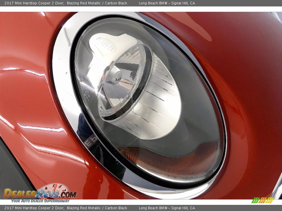 2017 Mini Hardtop Cooper 2 Door Blazing Red Metallic / Carbon Black Photo #25