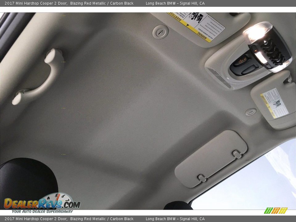 2017 Mini Hardtop Cooper 2 Door Blazing Red Metallic / Carbon Black Photo #30