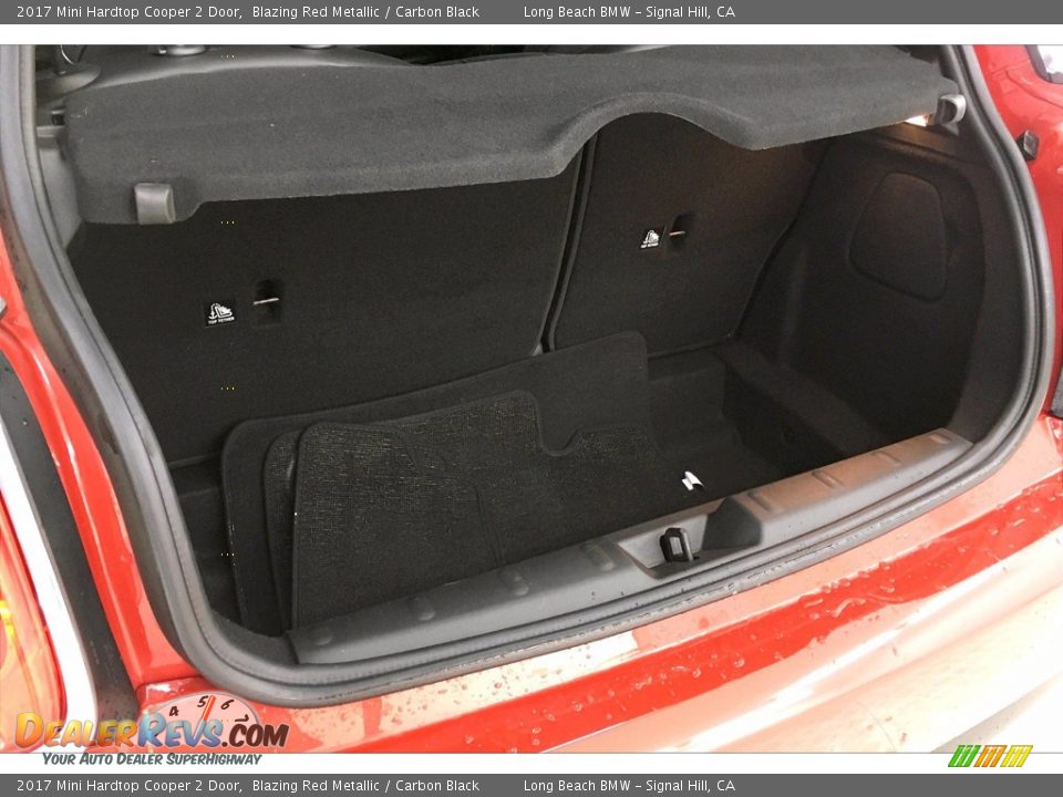 2017 Mini Hardtop Cooper 2 Door Blazing Red Metallic / Carbon Black Photo #31