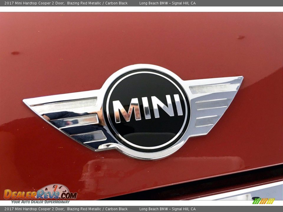 2017 Mini Hardtop Cooper 2 Door Blazing Red Metallic / Carbon Black Photo #32