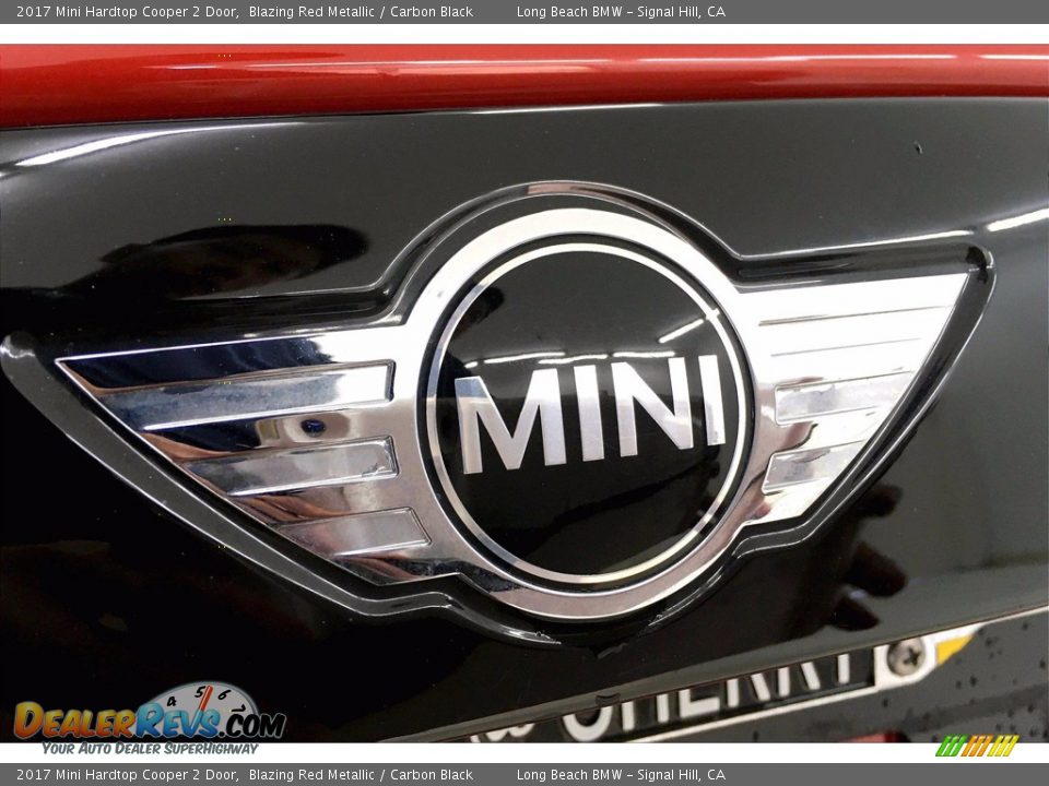 2017 Mini Hardtop Cooper 2 Door Blazing Red Metallic / Carbon Black Photo #33