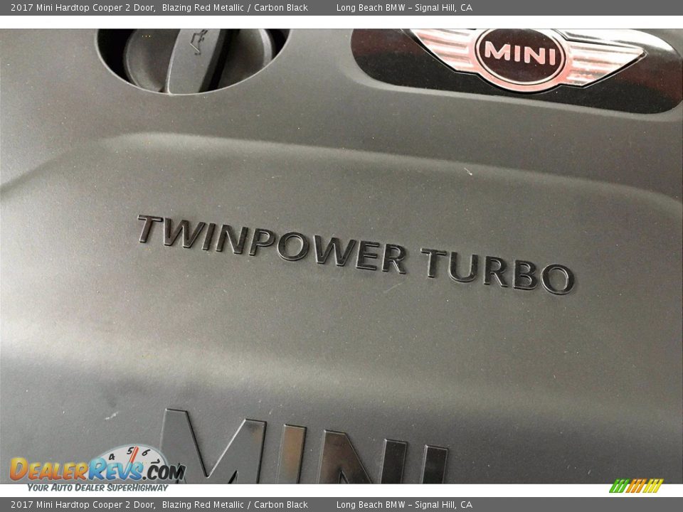 2017 Mini Hardtop Cooper 2 Door Blazing Red Metallic / Carbon Black Photo #34