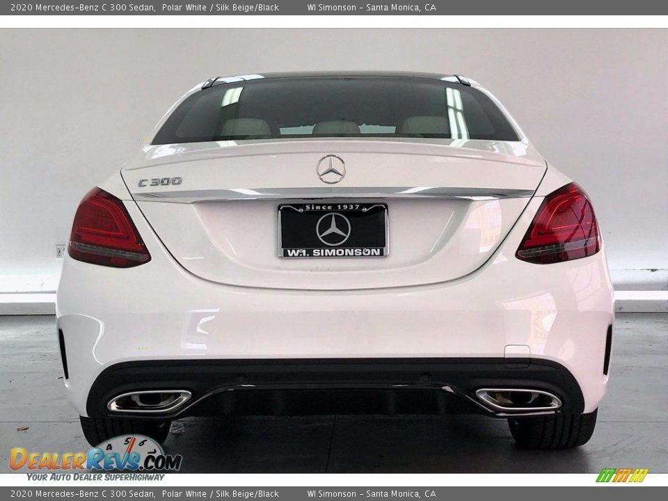 2020 Mercedes-Benz C 300 Sedan Polar White / Silk Beige/Black Photo #3