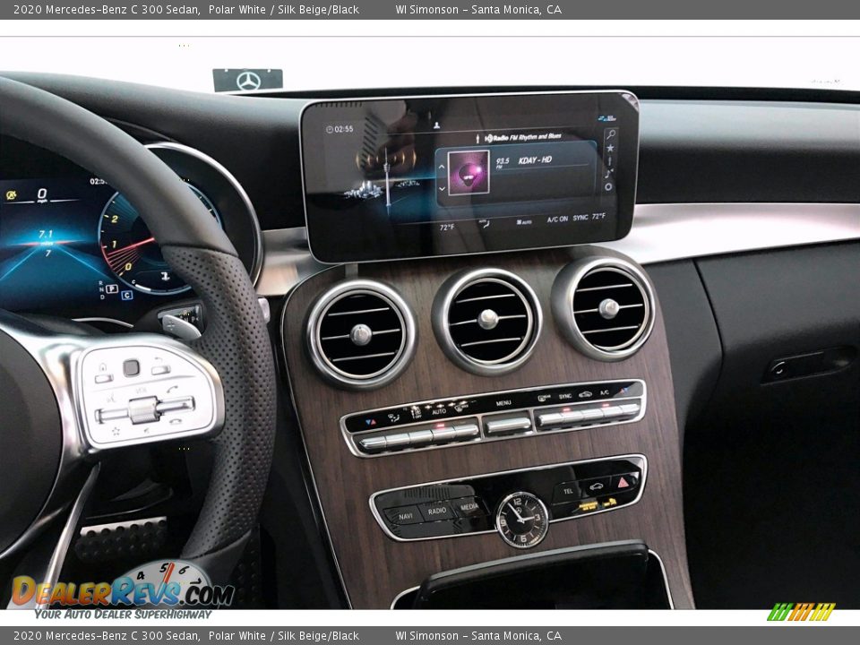 2020 Mercedes-Benz C 300 Sedan Polar White / Silk Beige/Black Photo #6