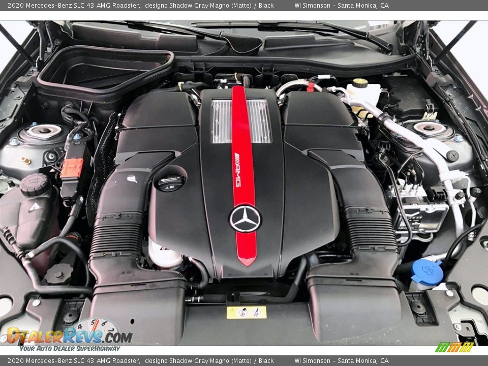 2020 Mercedes-Benz SLC 43 AMG Roadster 3.0 Liter biturbo DOHC 24-Valve VVT V6 Engine Photo #8
