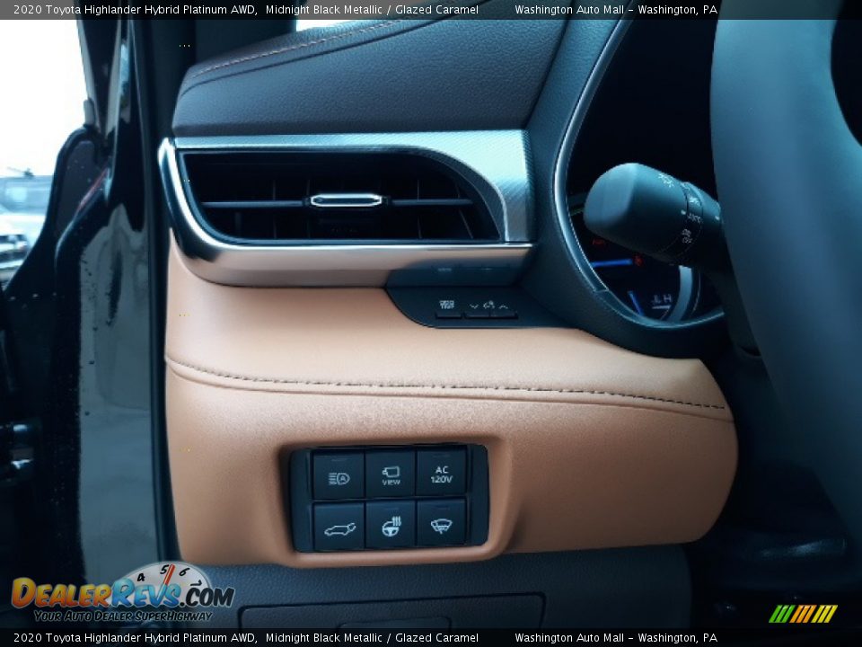 Controls of 2020 Toyota Highlander Hybrid Platinum AWD Photo #10