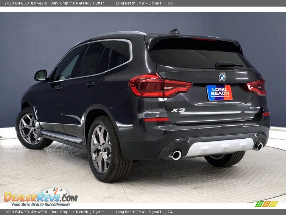 2020 BMW X3 sDrive30i Dark Graphite Metallic / Oyster Photo #2