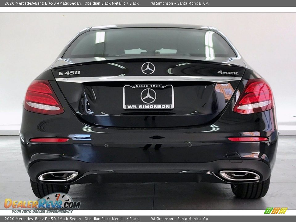 2020 Mercedes-Benz E 450 4Matic Sedan Obsidian Black Metallic / Black Photo #3
