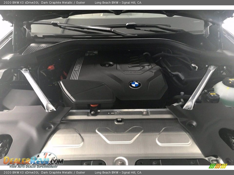 2020 BMW X3 sDrive30i Dark Graphite Metallic / Oyster Photo #8