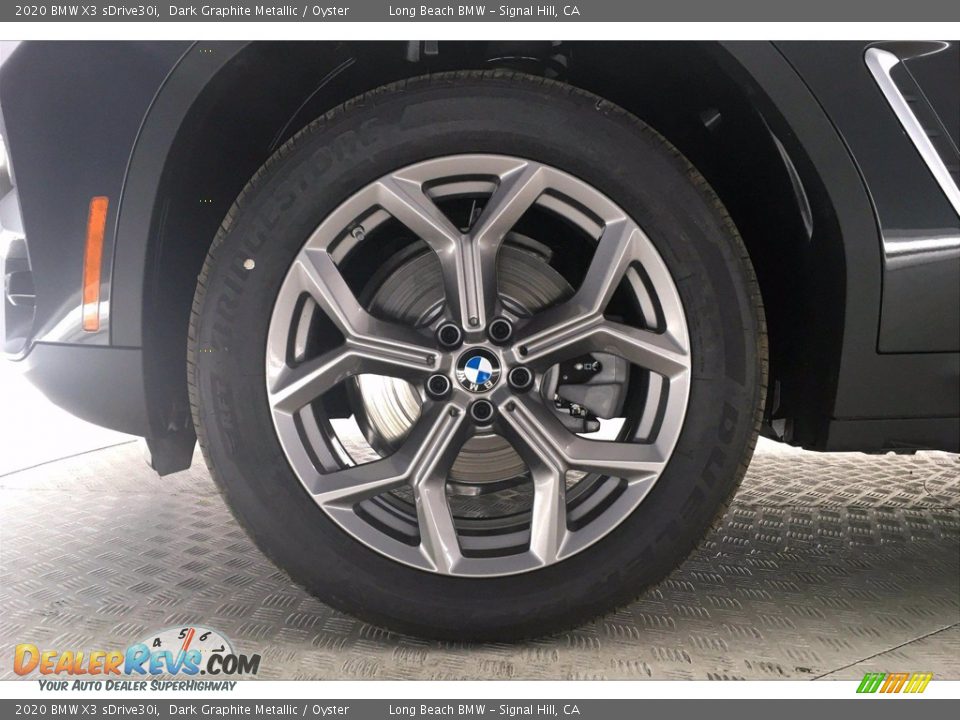 2020 BMW X3 sDrive30i Dark Graphite Metallic / Oyster Photo #9