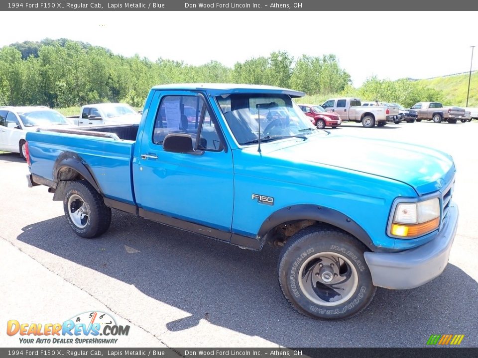 Front 3/4 View of 1994 Ford F150 XL Regular Cab Photo #2