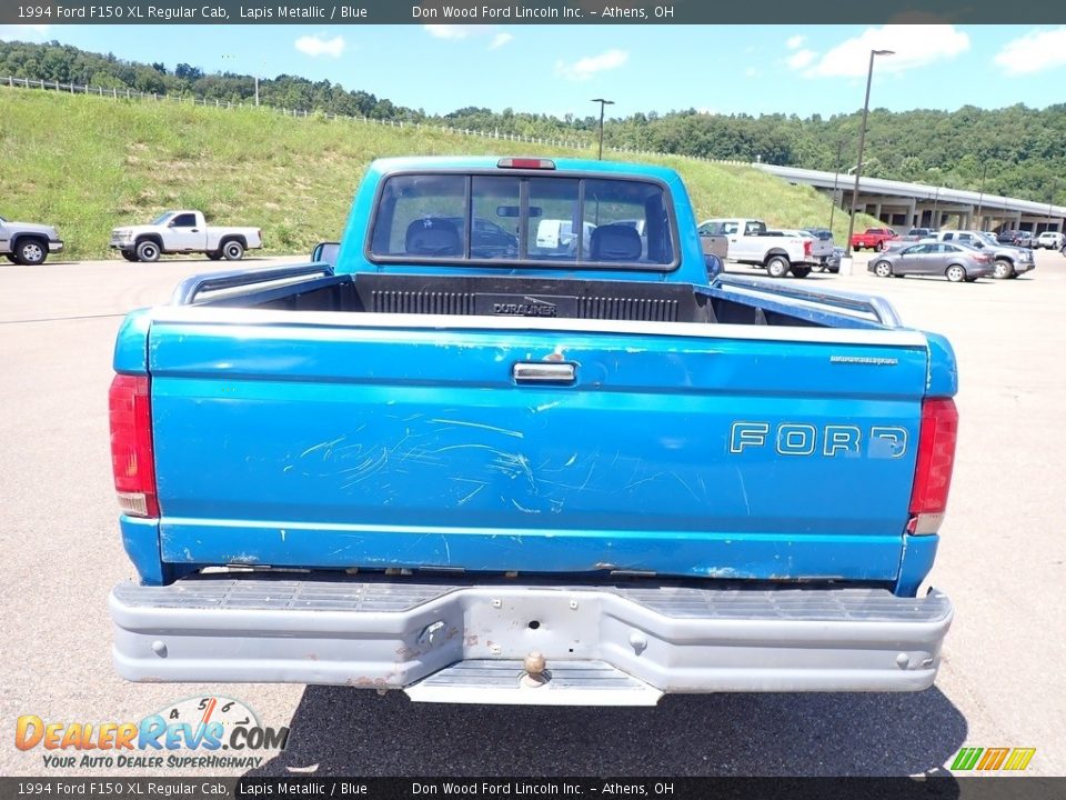 1994 Ford F150 XL Regular Cab Lapis Metallic / Blue Photo #9