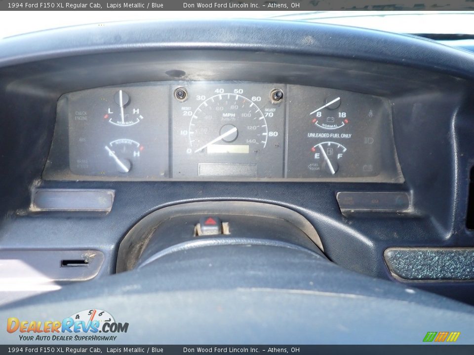 1994 Ford F150 XL Regular Cab Gauges Photo #18