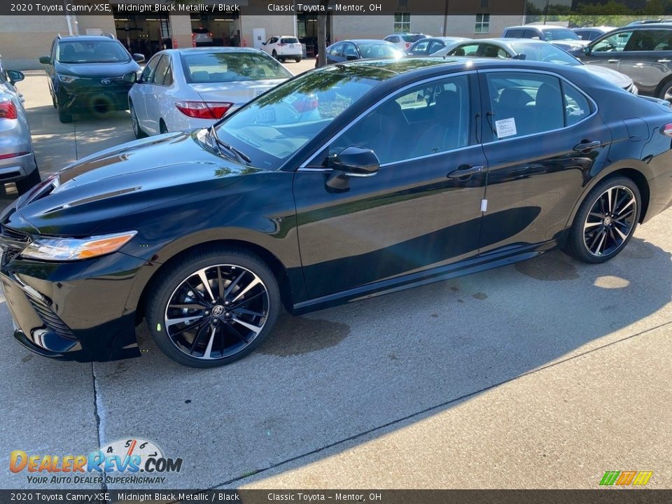 2020 Toyota Camry XSE Midnight Black Metallic / Black Photo #1