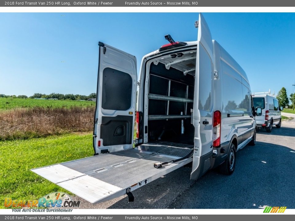 2018 Ford Transit Van 250 HR Long Oxford White / Pewter Photo #4