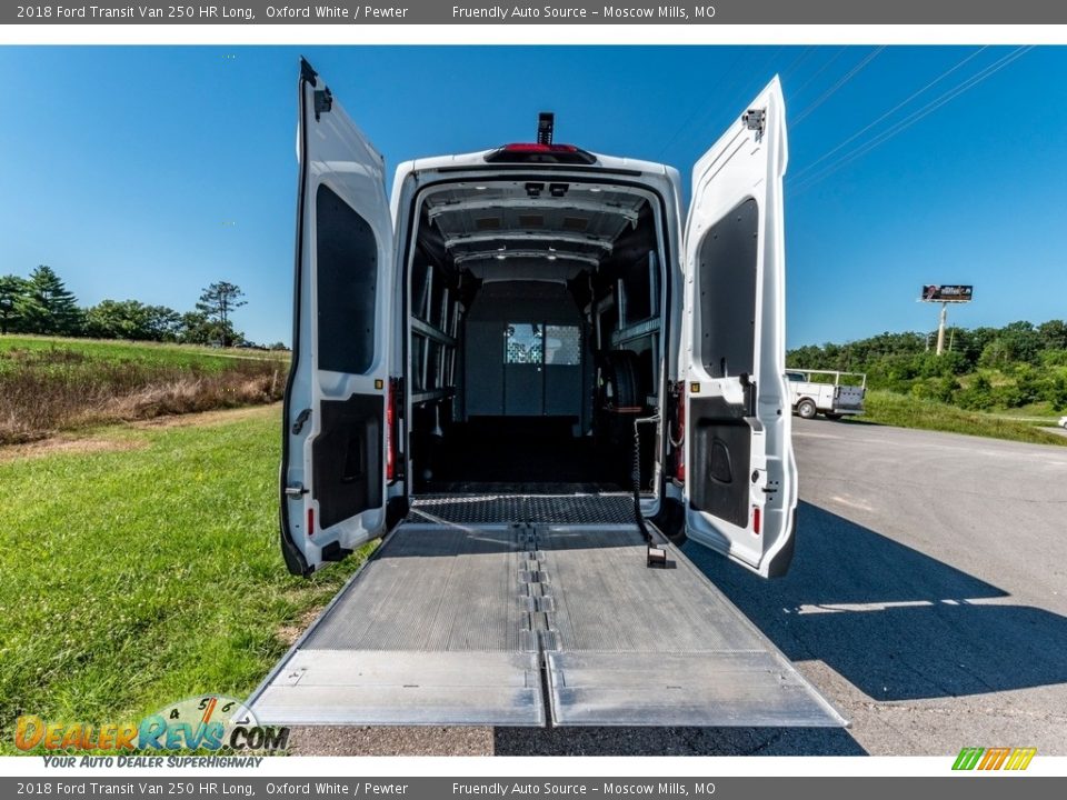 2018 Ford Transit Van 250 HR Long Oxford White / Pewter Photo #5