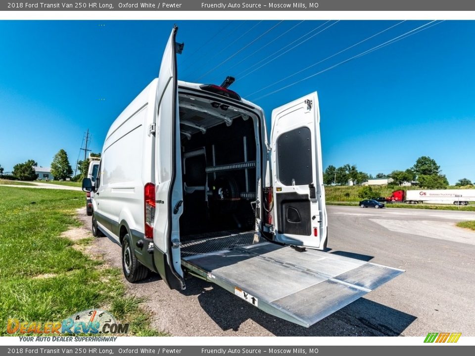 2018 Ford Transit Van 250 HR Long Oxford White / Pewter Photo #6